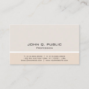 Professional Modern Minimalist Harmonic Colours Business Card