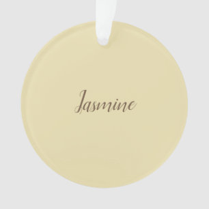 Professional Modern Minimalist Pastel Beige Colour Ornament