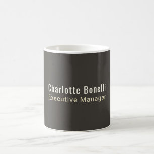 Professional Modern Minimalist Plain  Coffee Mug