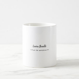Professional Modern Minimalist Plain Coffee Mug