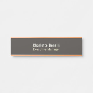 Professional Modern Minimalist Plain Door Sign