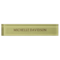 Professional Modern Minimalist Plain Olive Green