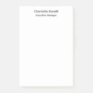 Professional Modern Minimalist Plain Post-it Notes