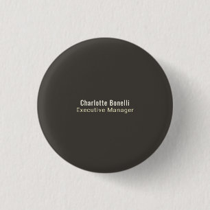 Professional Modern Minimalist Plain Round Corner 3 Cm Round Badge
