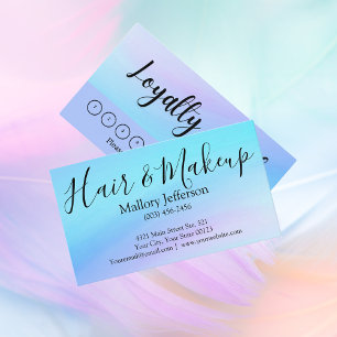 Professional Modern Minimalist Simple Loyalty Business Card