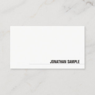 Professional Modern Minimalistic Elegant Fine Business Card