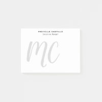 Professional Modern Monogrammed Minimalist