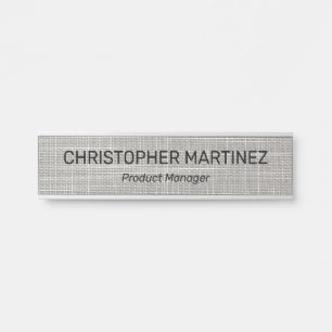 Professional Modern Office Door Sign