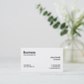 Professional Modern Plain Simple Computer Repair Business Card (Standing Front)