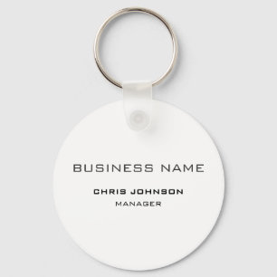 Professional Modern Plain Simple Key Ring