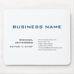 Professional Modern Plain Simple Mouse Pad