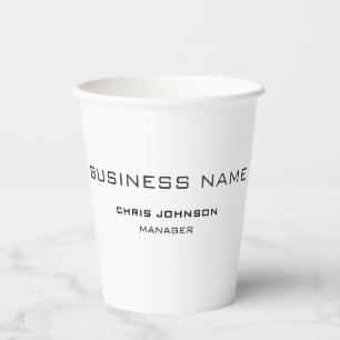 Professional Modern Plain Simple Paper Cups