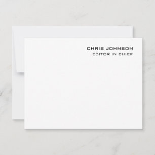 Professional Modern Plain Simple RSVP Card