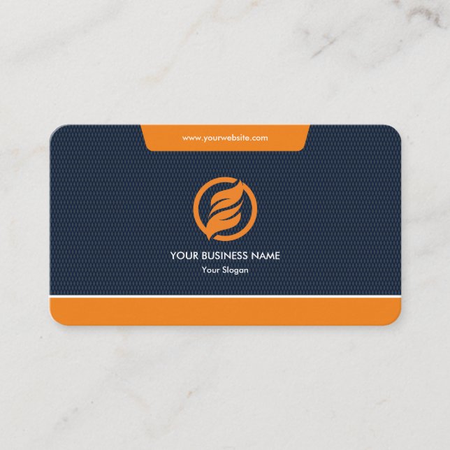 Professional Modern QR Code Custom Personalised Bu Business Card (Front)
