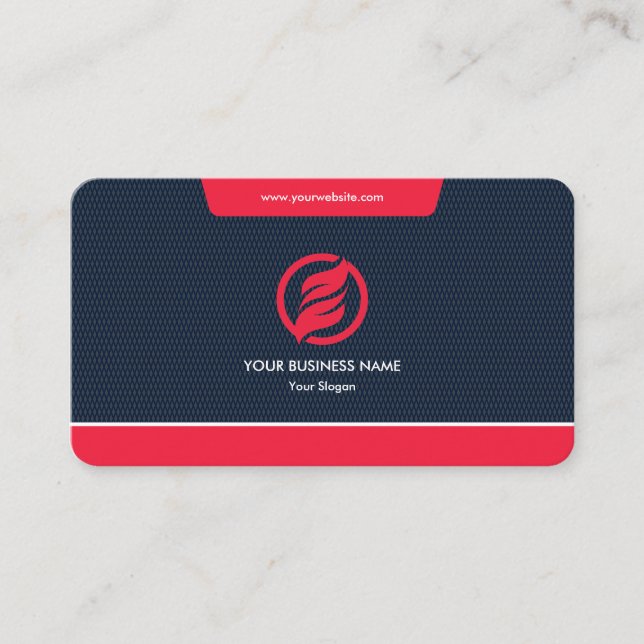 Professional Modern QR Code Custom Personalised Business Card (Front)