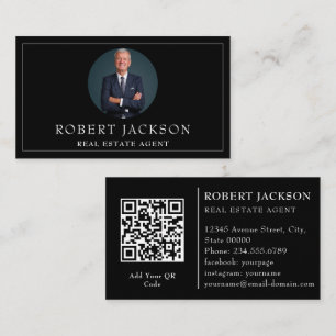 Professional Modern Realtor Real Estate Luxury Business Card