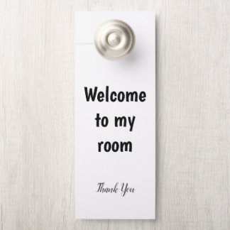 Professional Modern Room Status Sign Door Hanger
