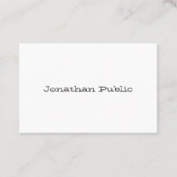 Professional Modern Script Minimalist Template