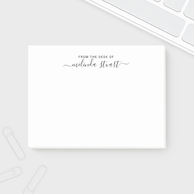 Professional Modern Script Post-it Notes (Creator Uploaded)