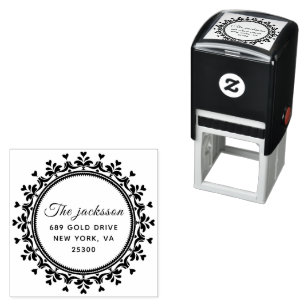 Professional Modern Script Return Address  Self-inking Stamp