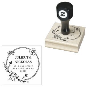 Professional   Modern Script  Rubber Stamp