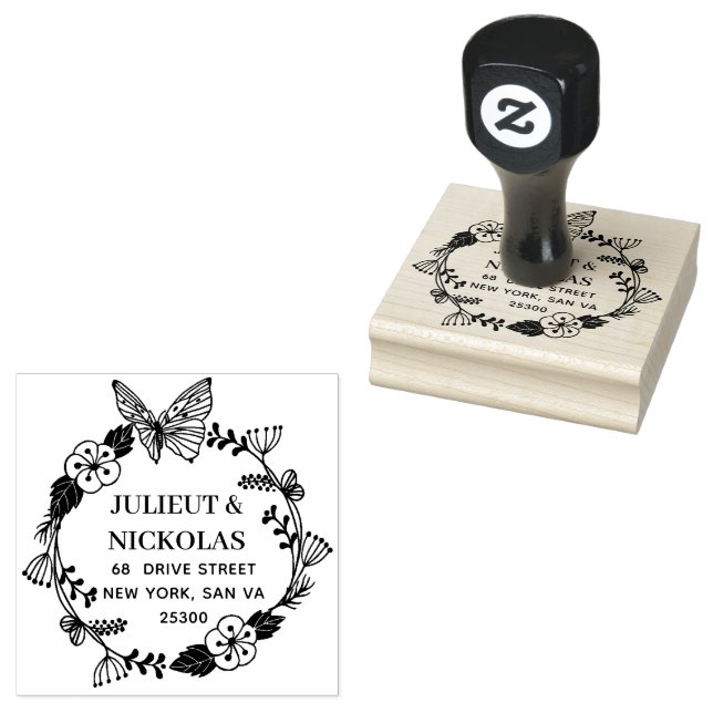 Professional   Modern Script  Rubber Stamp (Stamped)