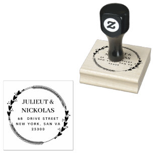 Professional   Modern Script  Rubber Stamp