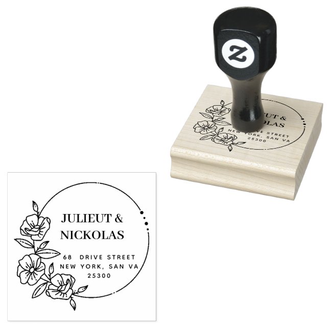 Professional   Modern Script  Rubber Stamp (Stamped)