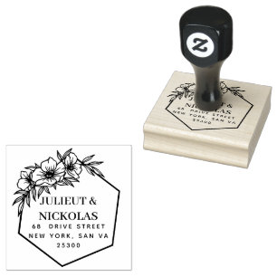 Professional Modern Script Rubber Stamp