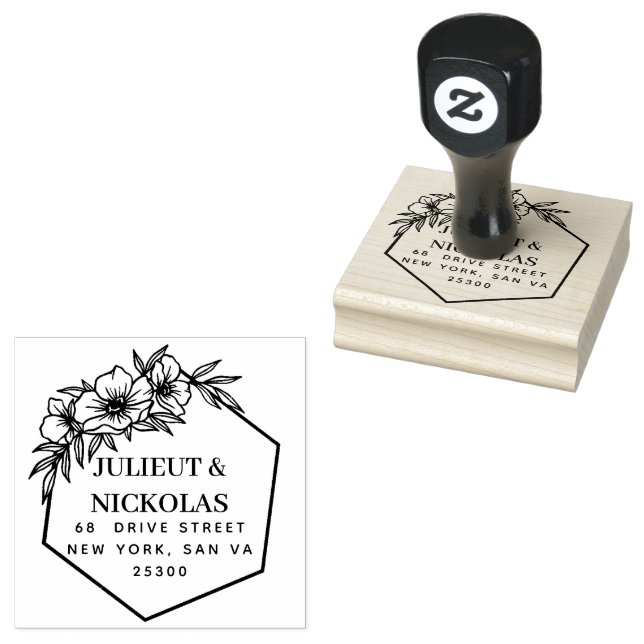 Professional   Modern Script  Rubber Stamp (Stamped)