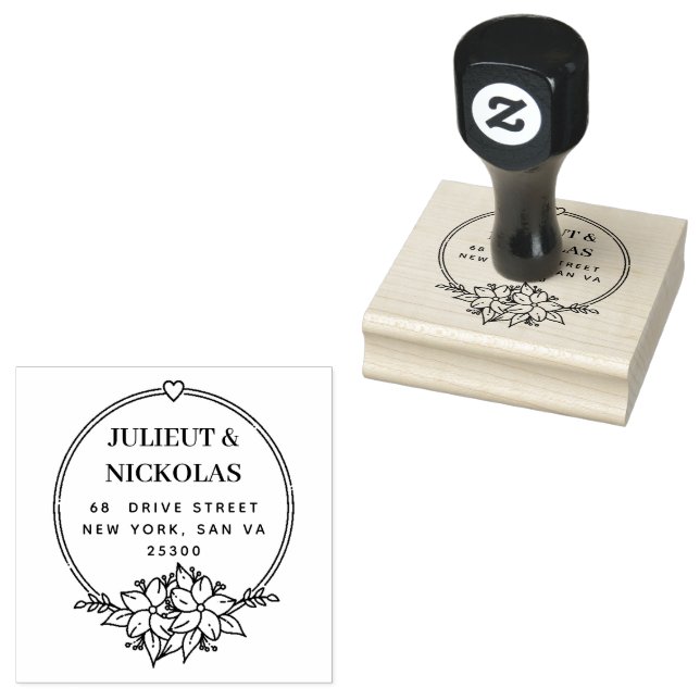 Professional   Modern Script  Rubber Stamp (Stamped)