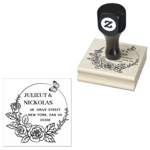 Professional   Modern Script  Rubber Stamp