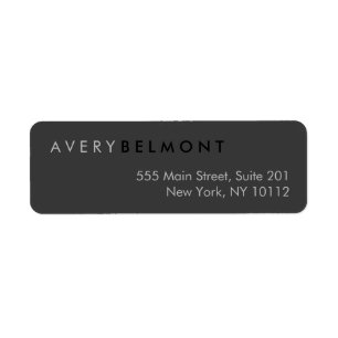 Professional Modern Simple Black Minimalist