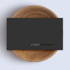 Professional Modern Simple Black Minimalist