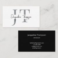 Professional Modern Simple Black & White Minimal