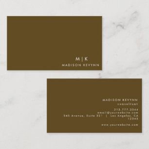 Professional Modern Simple Business Card