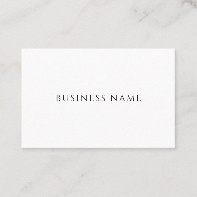 Professional Modern Simple Design Elegant Template Business Card (Front)