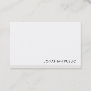 Professional Modern Simple Elegant Template Business Card