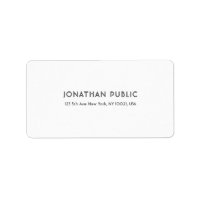Professional Modern Simple Elegant White Template