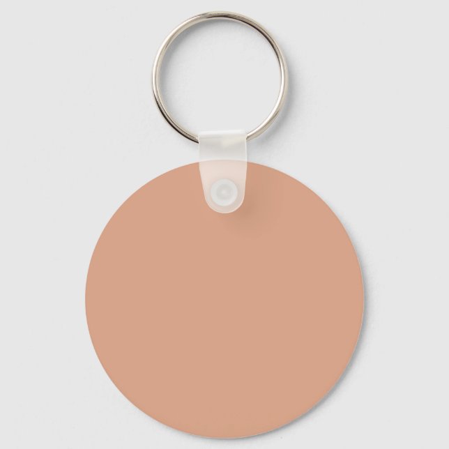 Professional Modern Simple Plain Tumbleweed Color Key Ring (Front)