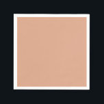 Professional Modern Simple Plain Tumbleweed Colour Napkin<br><div class="desc">How about a product that is completely your own,  that you can design and change as you wish? You can customise this product with very easy tools.</div>