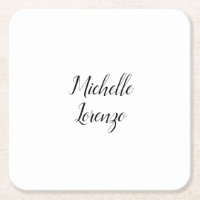 Professional Modern Simple Plain Your Name
