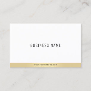 Professional Modern Simple Template Elegant Gold Business Card