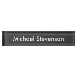 Professional Modern Style Business Desk Nameplate