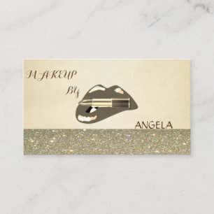Professional Modern Stylish-Lips-Lipstick Business Card