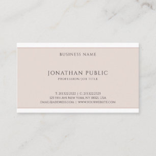 Professional Modern Trendy Elegant Template Business Card