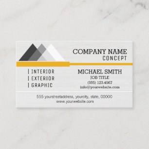 Professional Modern White Wooden Business Card