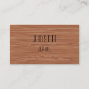 Professional Modern Wood Grain Business Card