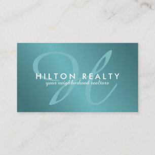 Professional Monogram Business Card Template