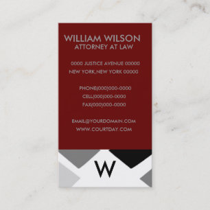Professional Monogram Business Cards